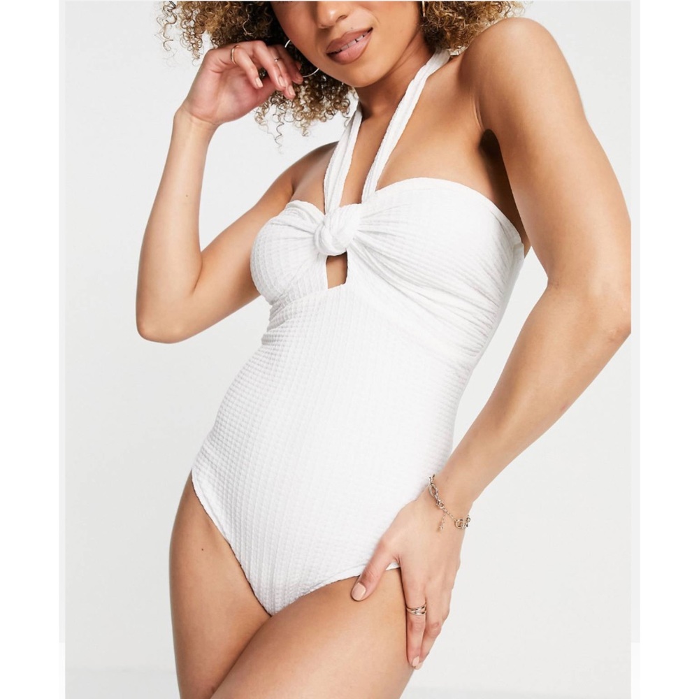 asos bandeau swimsuit